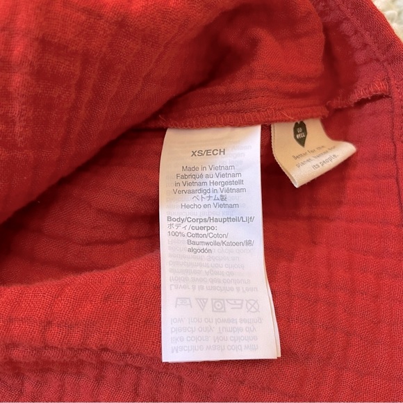 Madewell Lightspun Peplum Top - Picture 4 of 5